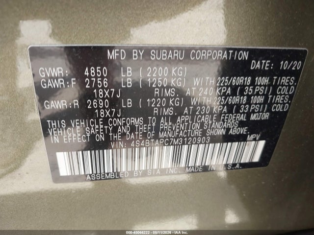 Subaru Outback Touring