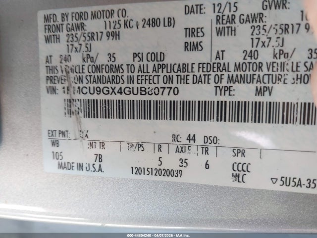 Ford Escape Se