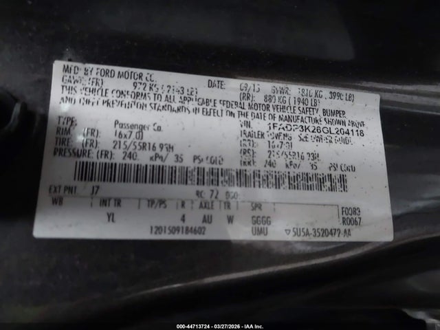Ford Focus Se