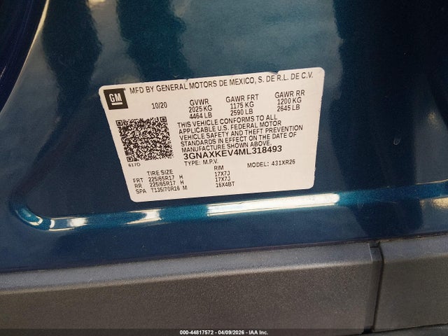 Chevrolet Equinox Fwd Lt