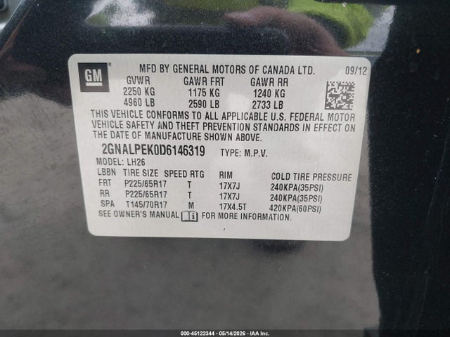 Chevrolet Equinox 2lt