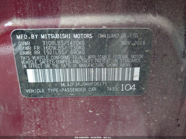 Mitsubishi Mirage Es