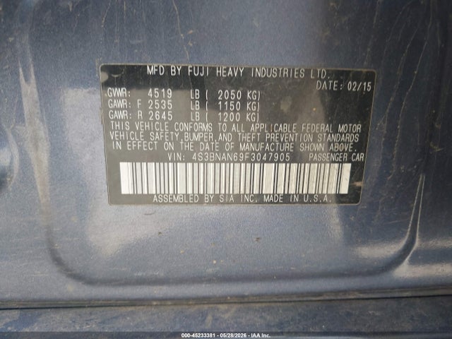 Subaru Legacy 2.5i Limited