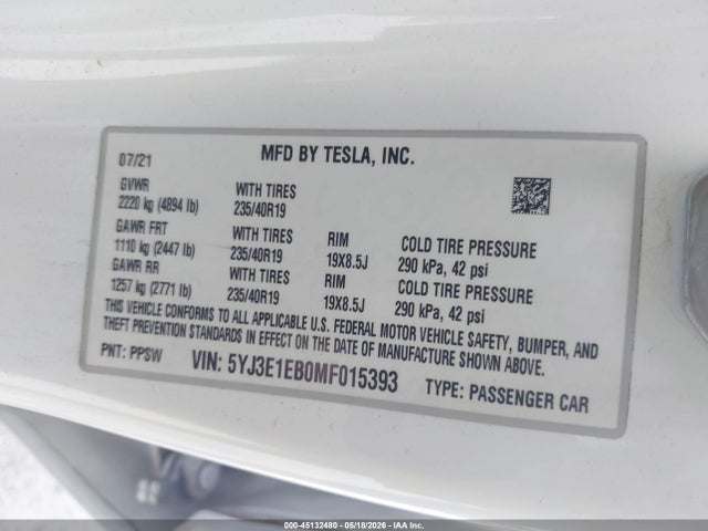 Tesla Model 3 Long Range