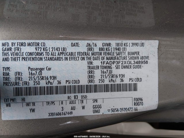 Ford Focus Se