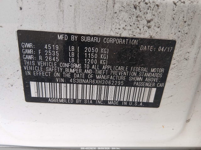 Subaru Legacy 2.5i Sport