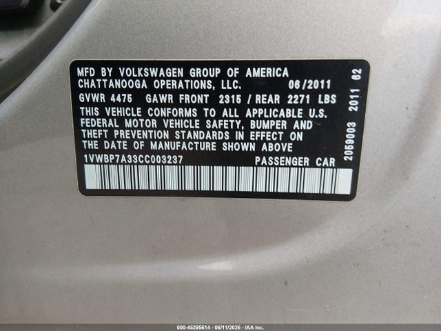Volkswagen Passat 2.5l Se