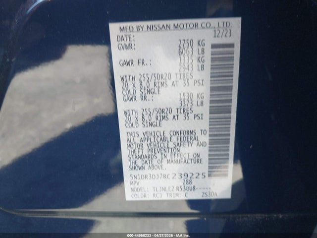 Nissan Pathfinder Platinum 4wd
