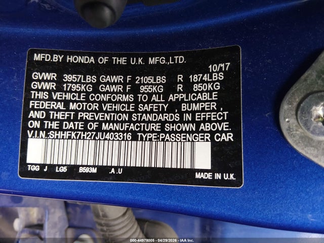 Honda Civic Lx