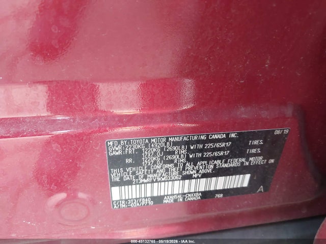 Toyota RAV4 Le