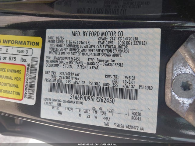 Ford Fusion Titanium