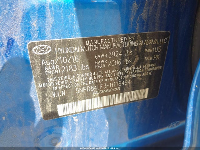 Hyundai ELANTRA Se