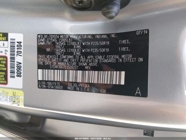 Toyota Sienna Se 8 Passenger