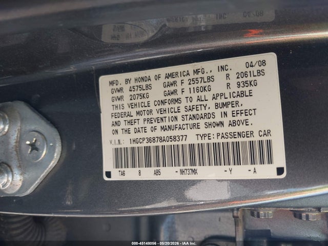 Honda Accord 3.5 Ex-l