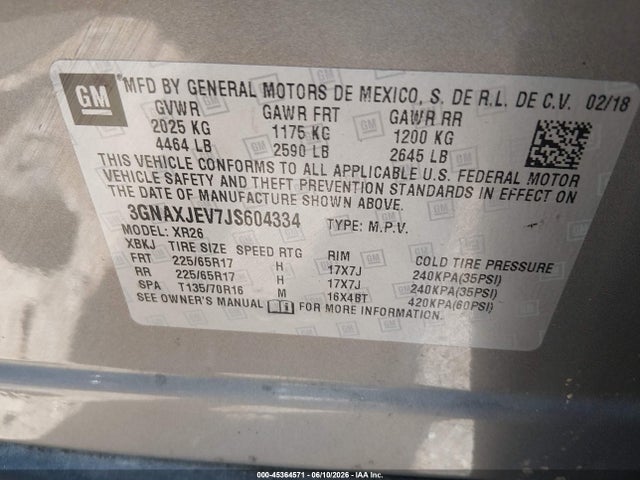 Chevrolet Equinox Lt