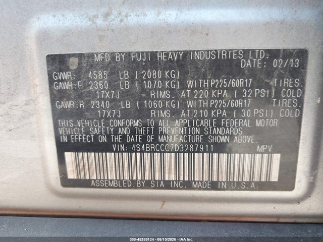 Subaru Outback 2.5i Premium