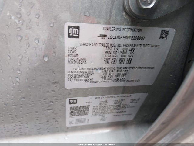 Chevrolet Silverado 1500 4wd  Short Bed Rst