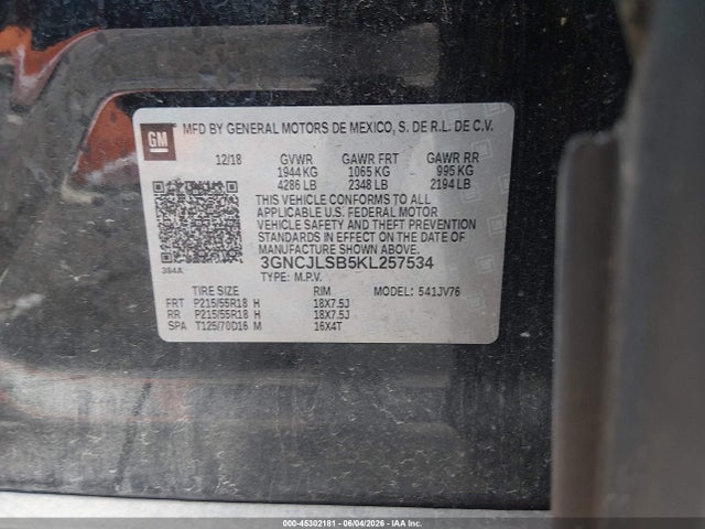 Chevrolet Trax Lt