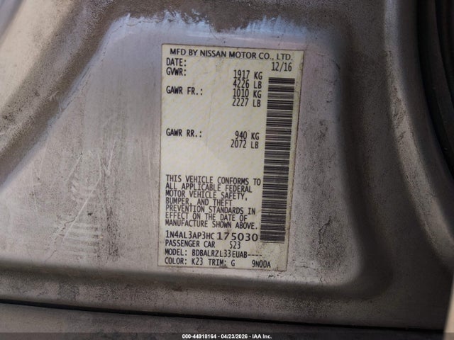 Nissan Altima 2.5 Sl
