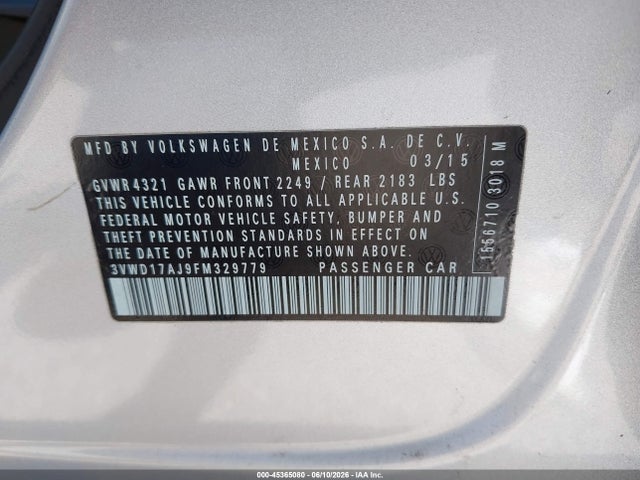 Volkswagen Jetta 1.8t Se