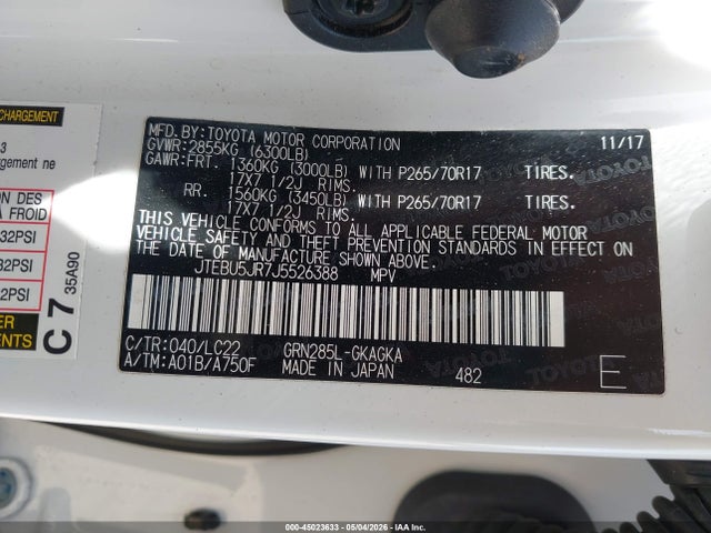Toyota 4Runner Trd Off Road Premium