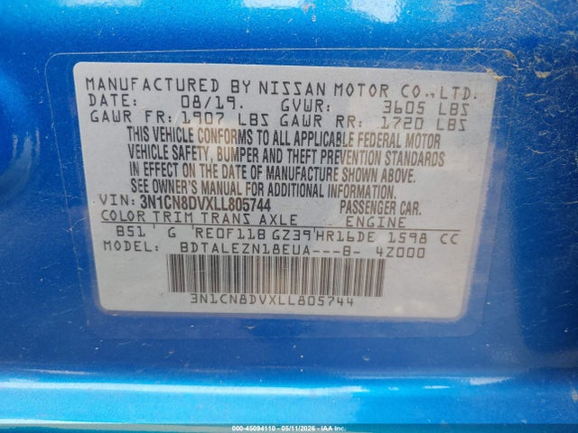 Nissan Versa S Xtronic Cvt