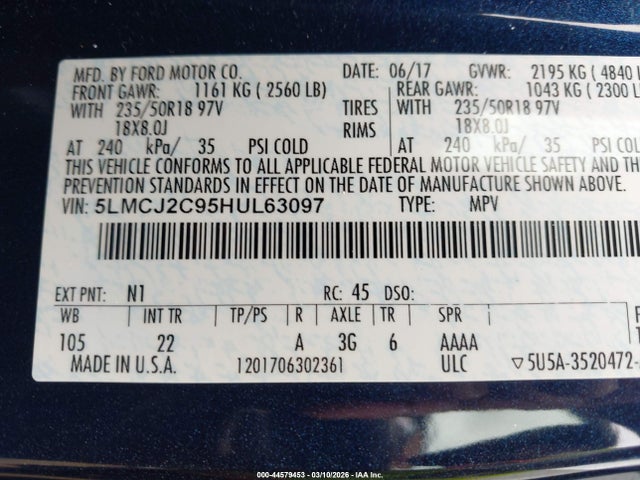 Lincoln MKC Select