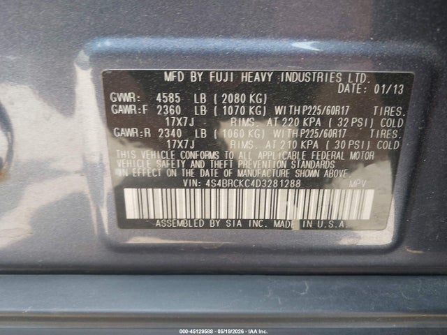 Subaru Outback 2.5i Limited
