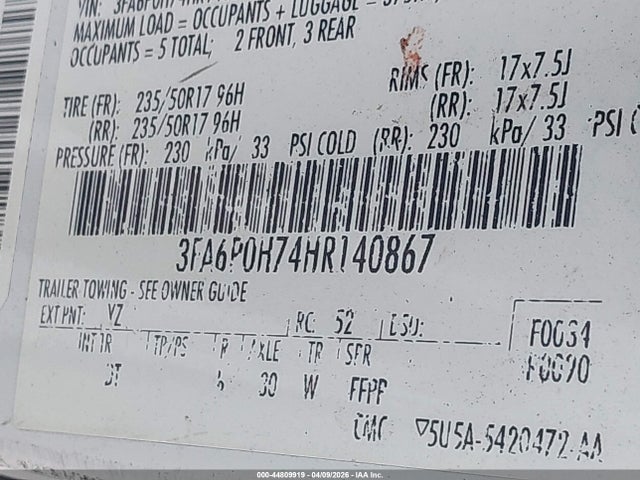 Ford Fusion Se