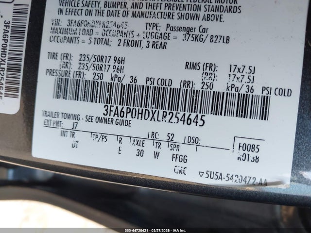Ford Fusion Se