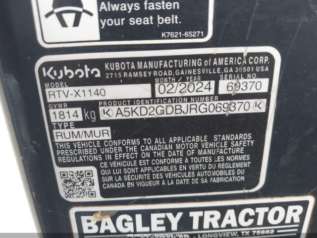Kubota Utv
