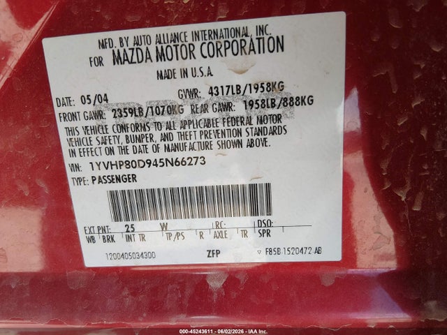 Mazda Mazda6 S