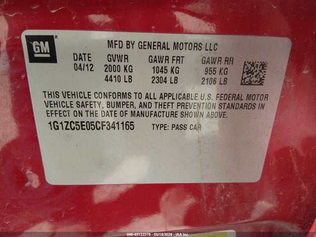 Chevrolet Malibu 1lt