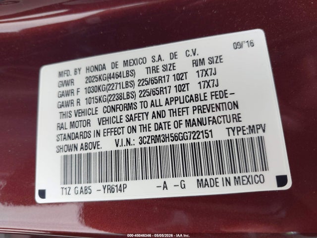 Honda CR-V Ex