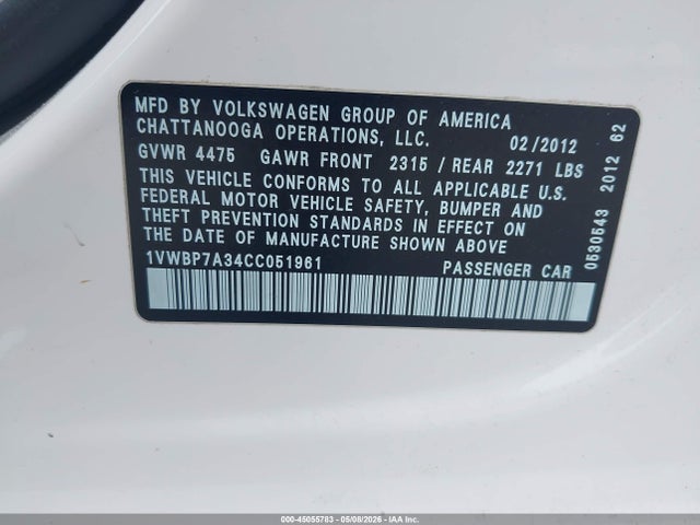 Volkswagen Passat 2.5l Se