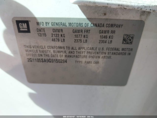 Chevrolet Impala 1lt