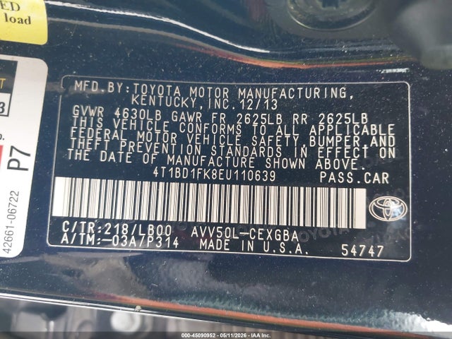 Toyota Camry Xle