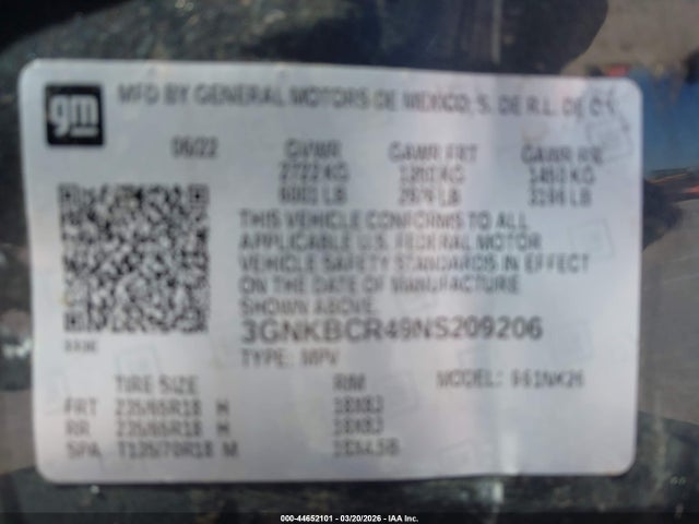 Chevrolet Blazer Fwd 2lt