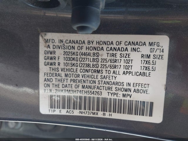 Honda CR-V Ex-l