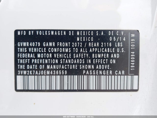 Volkswagen Jetta 2.0l S