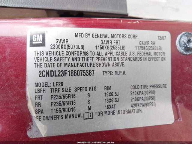 Chevrolet Equinox Ls