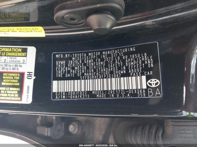 Toyota Corolla S Plus