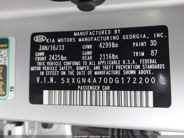 Kia Optima Ex