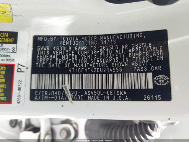 Toyota Camry Se