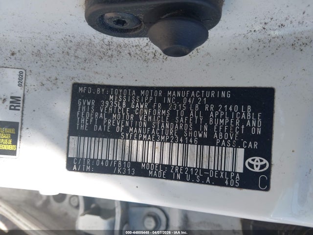 Toyota Corolla Le