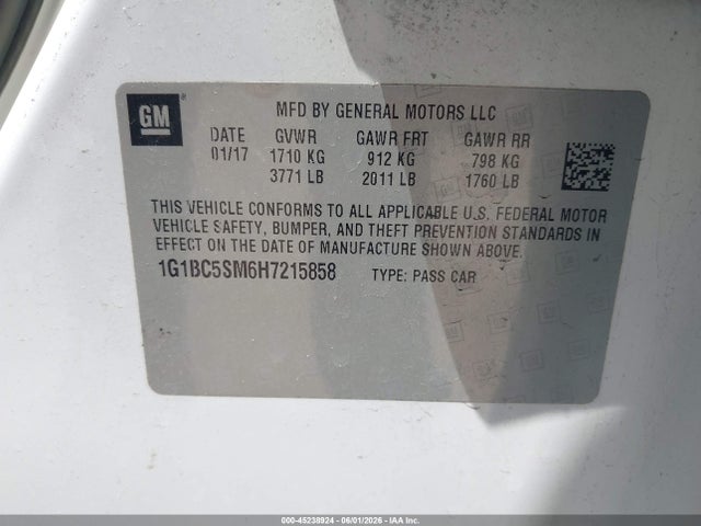 Chevrolet Cruze Ls Auto