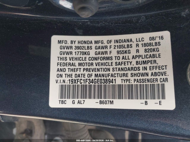 Honda Civic Ex-t
