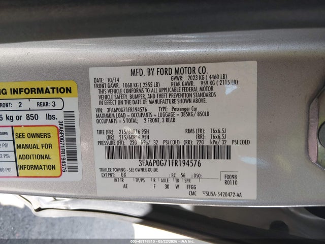 Ford Fusion S