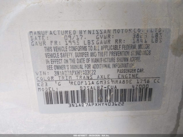 Nissan Sentra S