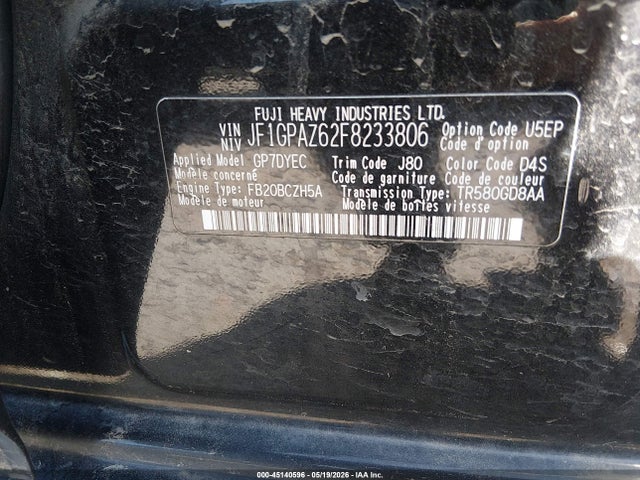 Subaru Impreza 2.0i Sport Limited